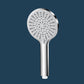 ABS Plastic Handheld Shower Head High Flow 5-Spray Patterns Wall-Mount Showerhead Silver Gray Hand Shower None Clearhalo 'Bathroom Remodel & Bathroom Fixtures' 'Home Improvement' 'home_improvement' 'home_improvement_shower_heads' 'Shower Heads' 'shower_heads' 'Showers & Bathtubs Plumbing' 'Showers & Bathtubs' 6787665