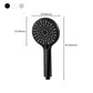 ABS Plastic Handheld Shower Head High Flow 5-Spray Patterns Wall-Mount Showerhead Clearhalo 'Bathroom Remodel & Bathroom Fixtures' 'Home Improvement' 'home_improvement' 'home_improvement_shower_heads' 'Shower Heads' 'shower_heads' 'Showers & Bathtubs Plumbing' 'Showers & Bathtubs' 6787676