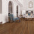 Modern Wood Floor Laminate Textile Waterproof Living Room Laminate Floor Nut-Brown Clearhalo 'Flooring 'Home Improvement' 'home_improvement' 'home_improvement_laminate_flooring' 'Laminate Flooring' 'laminate_flooring' Walls and Ceiling' 6787988