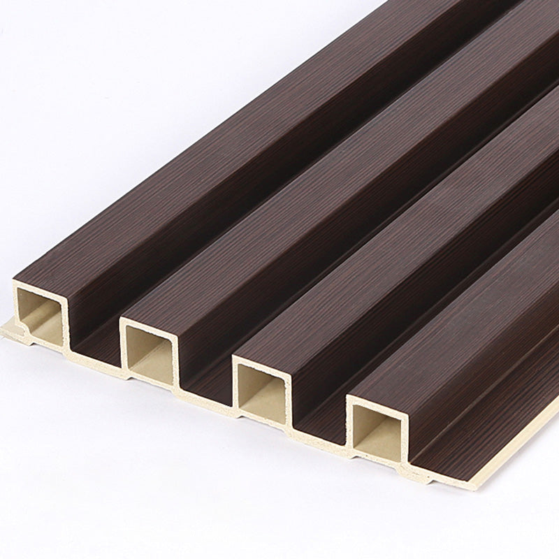 Soild Wood Wall Paneling Waterproof Wall Paneling for Living Room Dark Brown 6.3" Clearhalo 'Flooring 'Home Improvement' 'home_improvement' 'home_improvement_wall_paneling' 'Wall Paneling' 'wall_paneling' 'Walls & Ceilings' Walls and Ceiling' 6790009