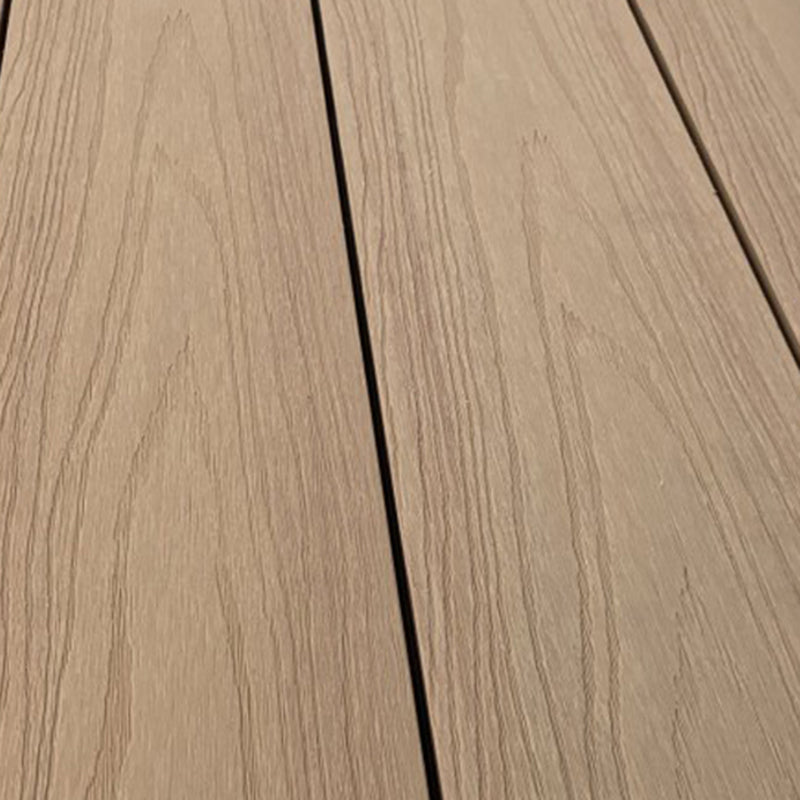 Deck Plank Wooden Outdoor Waterproof Rectangular Floor Board Khaki Clearhalo 'Home Improvement' 'home_improvement' 'home_improvement_outdoor_deck_tiles_planks' 'Outdoor Deck Tiles & Planks' 'Outdoor Flooring & Tile' 'Outdoor Remodel' 'outdoor_deck_tiles_planks' 6790024