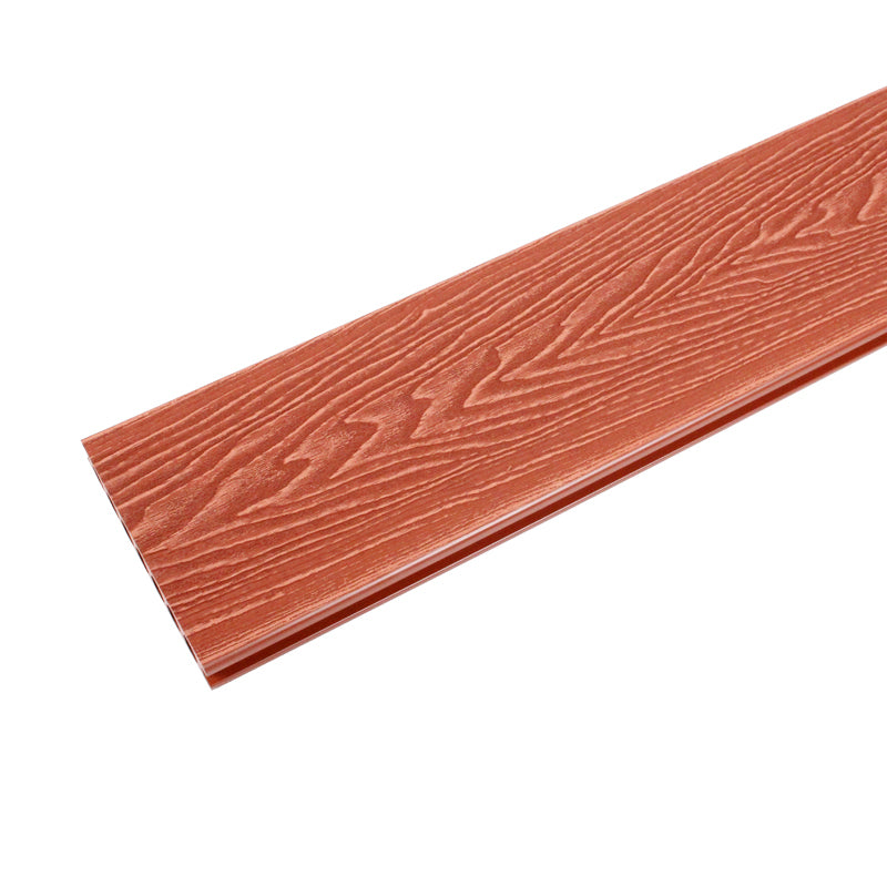 Deck Plank Embossed Snapping Wooden Waterproof Outdoor Floor Board Rosewood Clearhalo 'Home Improvement' 'home_improvement' 'home_improvement_outdoor_deck_tiles_planks' 'Outdoor Deck Tiles & Planks' 'Outdoor Flooring & Tile' 'Outdoor Remodel' 'outdoor_deck_tiles_planks' 6790338