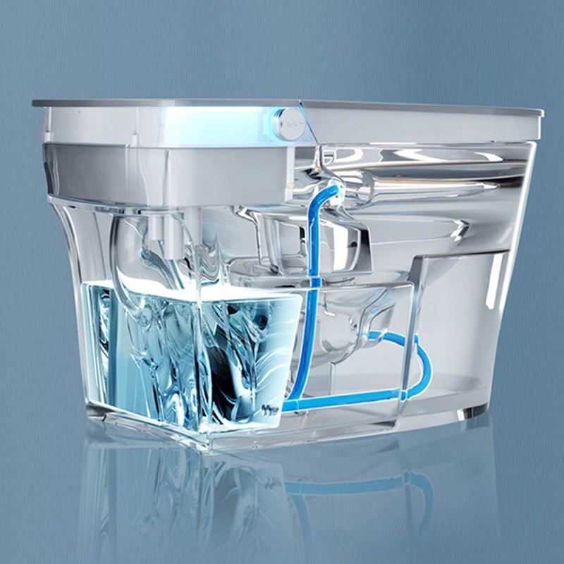 Contemporary Ceramic Siphon Jet Toilet Bowl One Piece Urine Toilet with Seat Clearhalo 'Bathroom Remodel & Bathroom Fixtures' 'Home Improvement' 'home_improvement' 'home_improvement_toilets' 'Toilets & Bidets' 'Toilets' 6792504