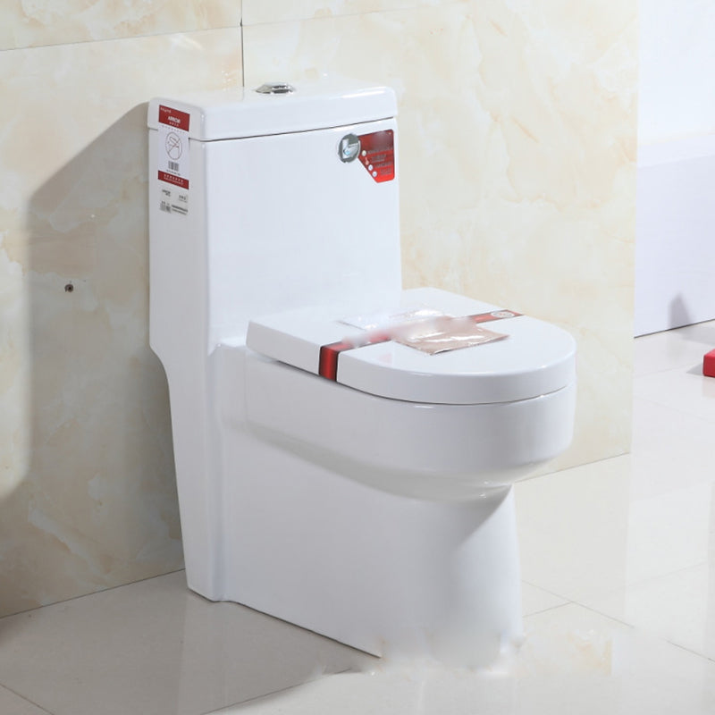 Traditional All-In-One Flush Toilet Floor Mount Urine Toilet for Bathroom Plastic 13"L x 25"W x 28"H Clearhalo 'Bathroom Remodel & Bathroom Fixtures' 'Home Improvement' 'home_improvement' 'home_improvement_toilets' 'Toilets & Bidets' 'Toilets' 6792592