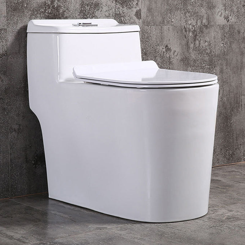 Contemporary All-In-One Flush Toilet Floor Mount Urine Toilet for Bathroom Plastic 15"L x 27"W x 25"H 10" Clearhalo 'Bathroom Remodel & Bathroom Fixtures' 'Home Improvement' 'home_improvement' 'home_improvement_toilets' 'Toilets & Bidets' 'Toilets' 6792615