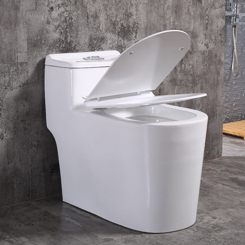 Contemporary All-In-One Flush Toilet Floor Mount Urine Toilet for Bathroom 15"L x 27"W x 25"H Clearhalo 'Bathroom Remodel & Bathroom Fixtures' 'Home Improvement' 'home_improvement' 'home_improvement_toilets' 'Toilets & Bidets' 'Toilets' 6792616