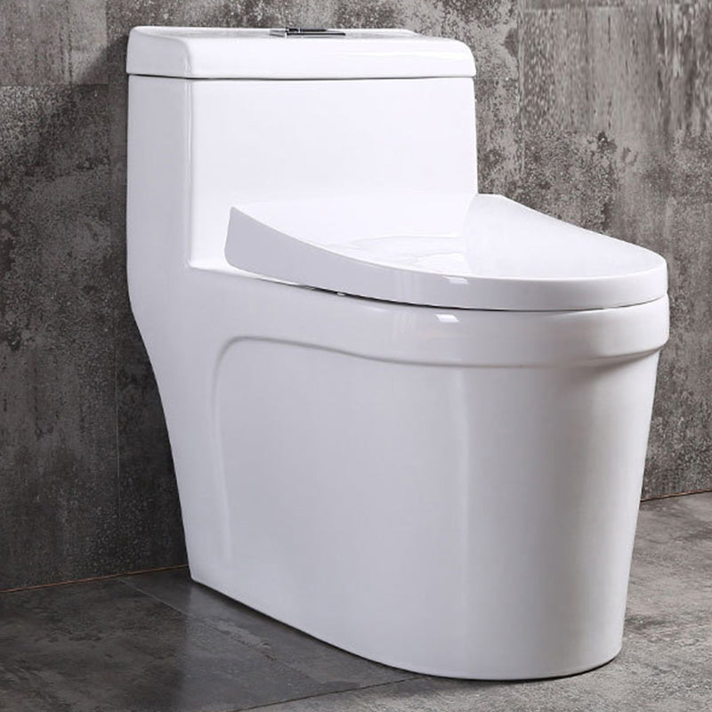 Contemporary All-In-One Flush Toilet Floor Mount Urine Toilet for Bathroom Plastic 15"L x 28"W x 26"H 10" Clearhalo 'Bathroom Remodel & Bathroom Fixtures' 'Home Improvement' 'home_improvement' 'home_improvement_toilets' 'Toilets & Bidets' 'Toilets' 6792619