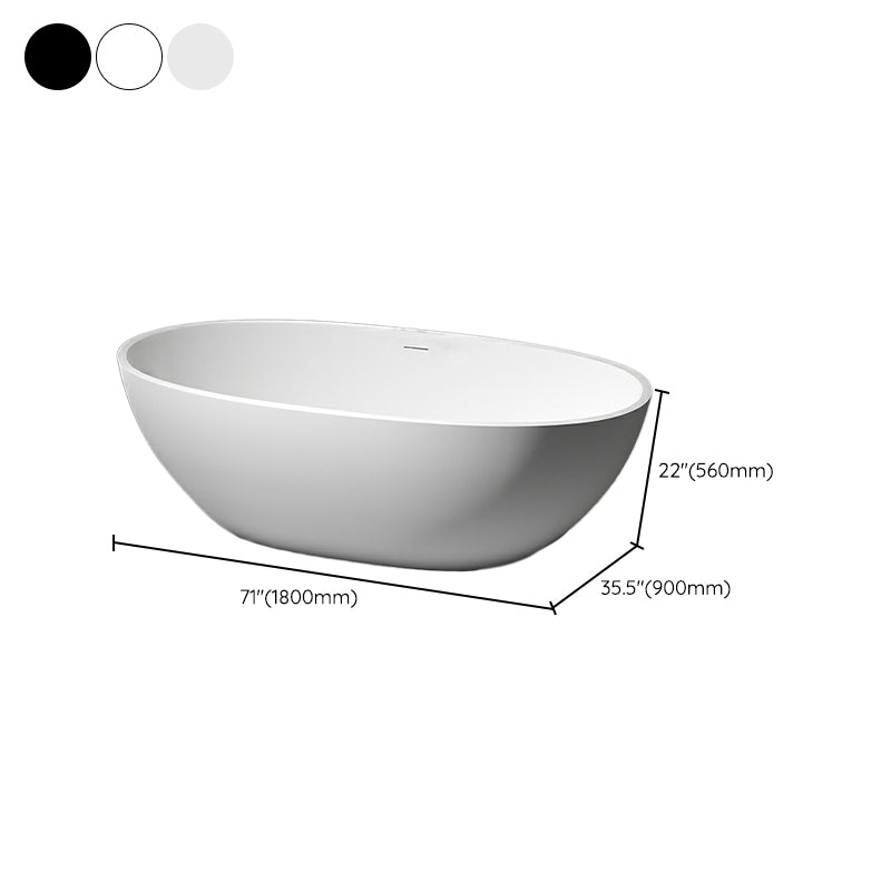 Stone Soaking Modern Bathtub Antique Finish Freestanding Bath Tub Clearhalo 'Bathroom Remodel & Bathroom Fixtures' 'Bathtubs' 'Home Improvement' 'home_improvement' 'home_improvement_bathtubs' 'Showers & Bathtubs' 6792711