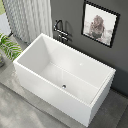 Soaking Rectangular Bathtub Antique Finish Freestanding Bath Tub 71"L x 29"W x 24"H Clearhalo 'Bathroom Remodel & Bathroom Fixtures' 'Bathtubs' 'Home Improvement' 'home_improvement' 'home_improvement_bathtubs' 'Showers & Bathtubs' 6792712