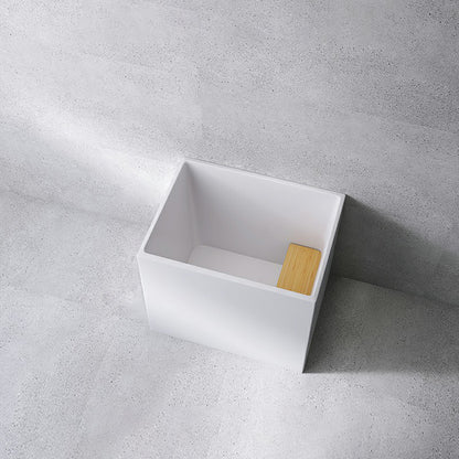 Acrylic Soaking Bathtub Antique Finish Back to Wall Bath Tub (Board not Included) 31"L x 24"W x 27"H Tub Clearhalo 'Bathroom Remodel & Bathroom Fixtures' 'Bathtubs' 'Home Improvement' 'home_improvement' 'home_improvement_bathtubs' 'Showers & Bathtubs' 6792743