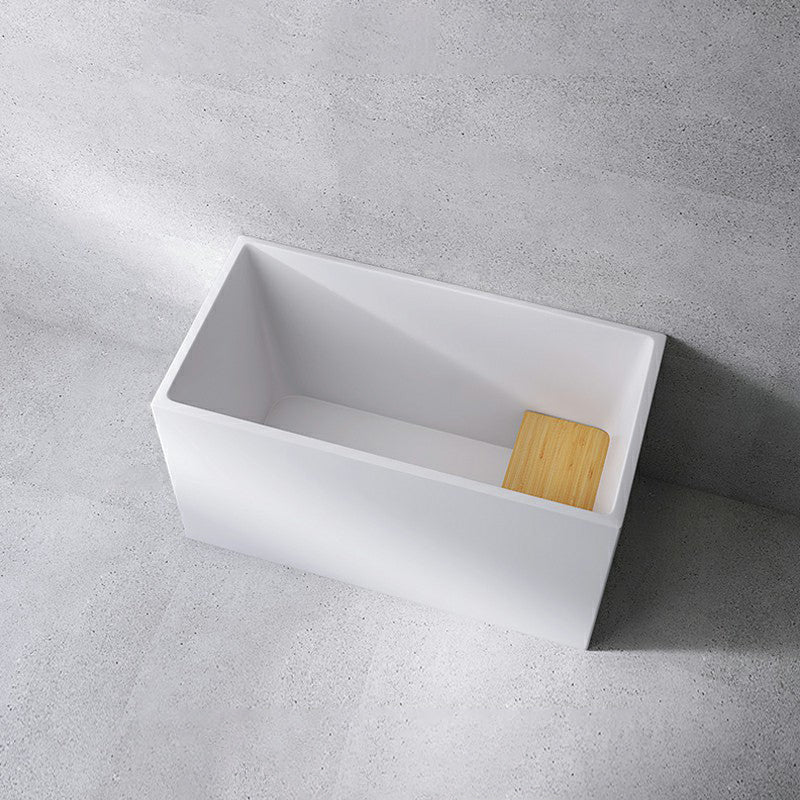 Acrylic Soaking Bathtub Antique Finish Back to Wall Bath Tub (Board not Included) 47"L x 24"W x 27"H Tub Clearhalo 'Bathroom Remodel & Bathroom Fixtures' 'Bathtubs' 'Home Improvement' 'home_improvement' 'home_improvement_bathtubs' 'Showers & Bathtubs' 6792750