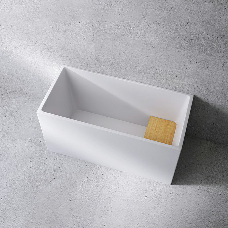 Acrylic Soaking Bathtub Antique Finish Back to Wall Bath Tub (Board not Included) 51"L x 24"W x 27"H Tub Clearhalo 'Bathroom Remodel & Bathroom Fixtures' 'Bathtubs' 'Home Improvement' 'home_improvement' 'home_improvement_bathtubs' 'Showers & Bathtubs' 6792753