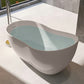 Modern Style Freestanding Soaking Bathtub Single Slipper Acrylic Bathtub for Bathroom Clearhalo 'Bathroom Remodel & Bathroom Fixtures' 'Bathtubs' 'Home Improvement' 'home_improvement' 'home_improvement_bathtubs' 'Showers & Bathtubs' 6795801