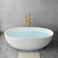 Modern Soaking Freestanding Bath Tub Acrylic Oval Bathtub with Overflow Trim Gold Tub with Freestanding Tub Fillers Clearhalo 'Bathroom Remodel & Bathroom Fixtures' 'Bathtubs' 'Home Improvement' 'home_improvement' 'home_improvement_bathtubs' 'Showers & Bathtubs' 6795838