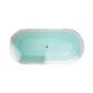 Contemporary Oval Acrylic Bathtub Soaking Drop-in Bathtub with Faucet Clearhalo 'Bathroom Remodel & Bathroom Fixtures' 'Bathtubs' 'Home Improvement' 'home_improvement' 'home_improvement_bathtubs' 'Showers & Bathtubs' 6795860