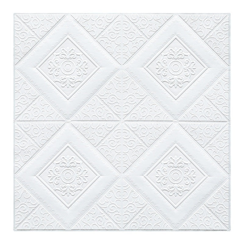 3D Embossed Interior Wall Paneling Peel and Stick Geometric Texture Wall Paneling Clearhalo 'Flooring 'Home Improvement' 'home_improvement' 'home_improvement_wall_paneling' 'Wall Paneling' 'wall_paneling' 'Walls & Ceilings' Walls and Ceiling' 6799458