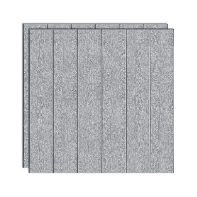 3D Embossed Interior Wall Paneling Peel and Stick Wood Effect Wall Paneling Silver Gray Clearhalo 'Flooring 'Home Improvement' 'home_improvement' 'home_improvement_wall_paneling' 'Wall Paneling' 'wall_paneling' 'Walls & Ceilings' Walls and Ceiling' 6799474