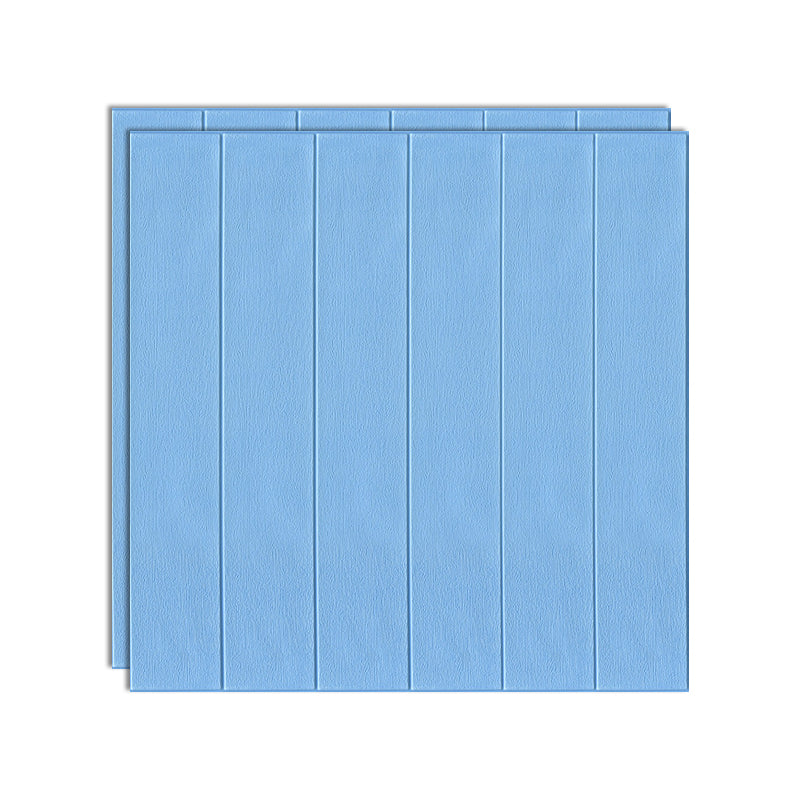 3D Embossed Interior Wall Paneling Peel and Stick Wood Effect Wall Paneling Light Blue Clearhalo 'Flooring 'Home Improvement' 'home_improvement' 'home_improvement_wall_paneling' 'Wall Paneling' 'wall_paneling' 'Walls & Ceilings' Walls and Ceiling' 6799477