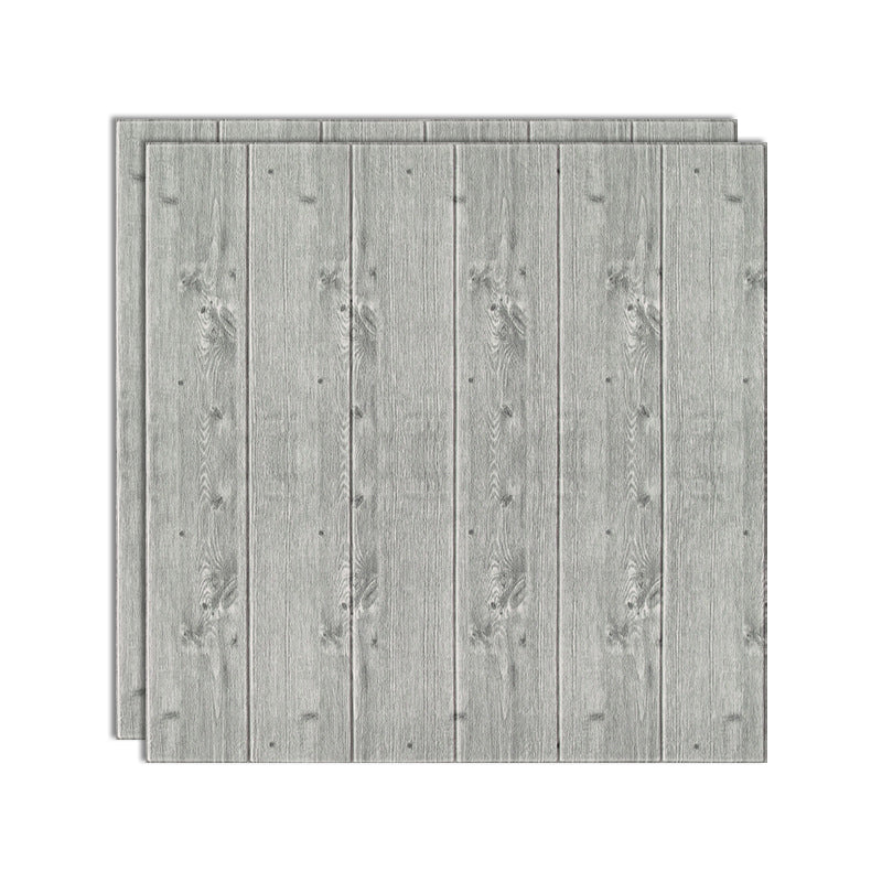 3D Embossed Interior Wall Paneling Peel and Stick Wood Effect Wall Paneling Grey Clearhalo 'Flooring 'Home Improvement' 'home_improvement' 'home_improvement_wall_paneling' 'Wall Paneling' 'wall_paneling' 'Walls & Ceilings' Walls and Ceiling' 6799498
