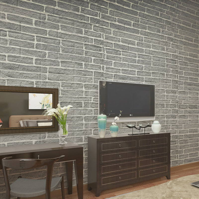 3D Embossed Interior Wall Paneling Peel and Stick Square Wall Paneling Clearhalo 'Flooring 'Home Improvement' 'home_improvement' 'home_improvement_wall_paneling' 'Wall Paneling' 'wall_paneling' 'Walls & Ceilings' Walls and Ceiling' 6799525