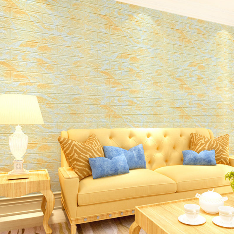 3D Embossed Interior Wall Paneling Peel and Stick Square Wall Paneling Clearhalo 'Flooring 'Home Improvement' 'home_improvement' 'home_improvement_wall_paneling' 'Wall Paneling' 'wall_paneling' 'Walls & Ceilings' Walls and Ceiling' 6799529