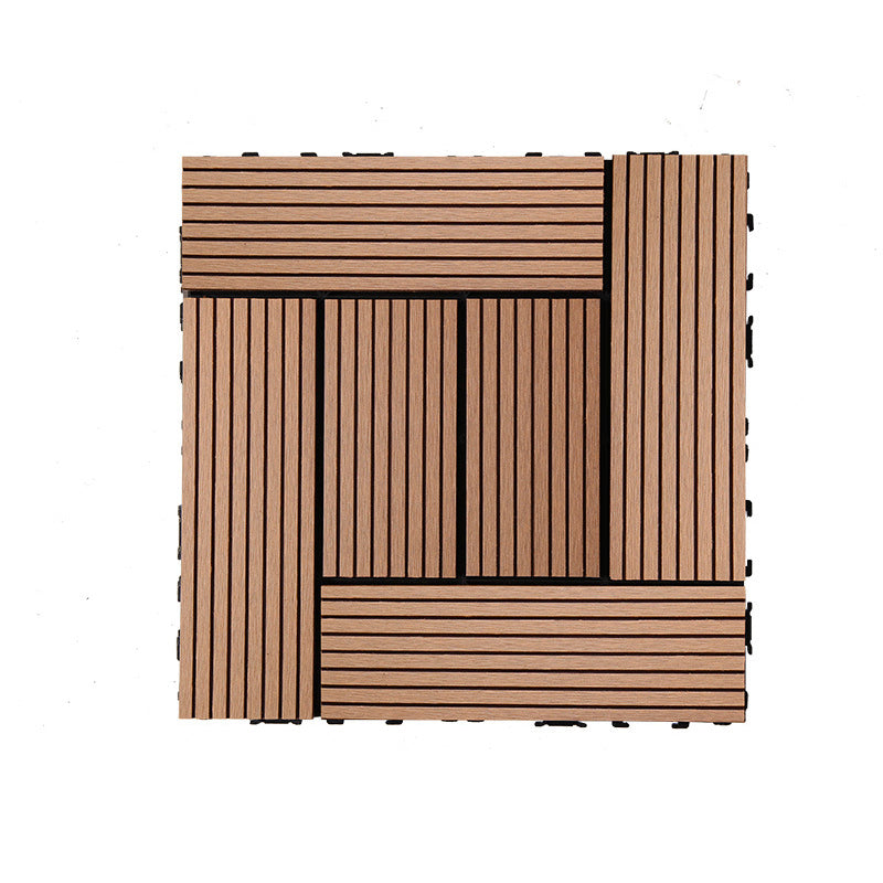 Rectangle Engineered Floor Tile Water Resistant Parquet Wooden Floor for Balcony Wood Transformation Clearhalo 'Flooring 'Hardwood Flooring' 'hardwood_flooring' 'Home Improvement' 'home_improvement' 'home_improvement_hardwood_flooring' Walls and Ceiling' 6799728