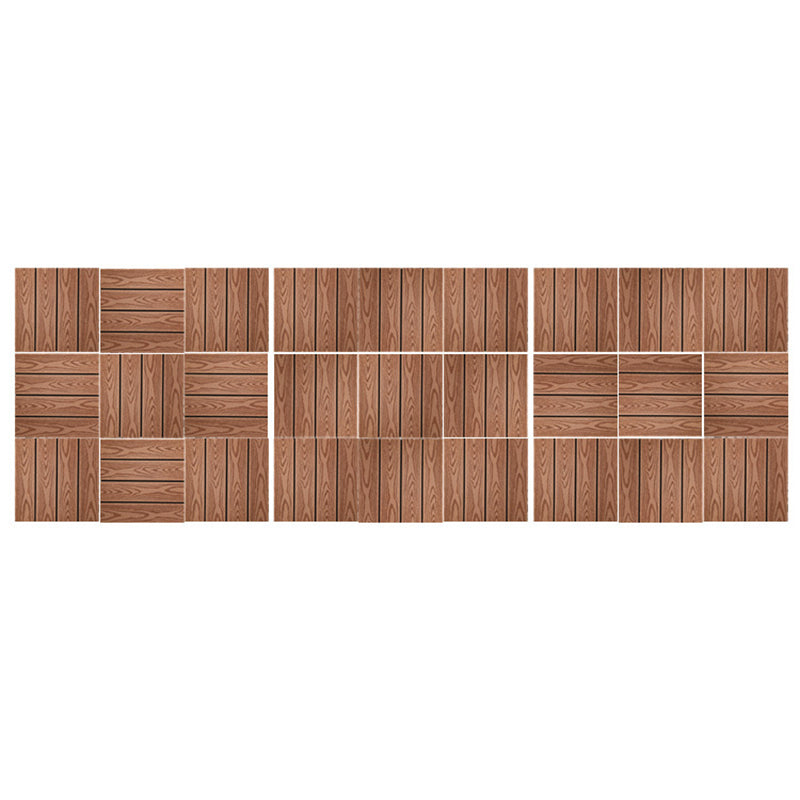 Rectangle Engineered Floor Tile Water Resistant Parquet Wooden Floor for Balcony Clearhalo 'Flooring 'Hardwood Flooring' 'hardwood_flooring' 'Home Improvement' 'home_improvement' 'home_improvement_hardwood_flooring' Walls and Ceiling' 6799742