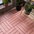 Square Engineered Wooden Floor Water Resistant Smooth Floor Tile for Patio Garden Red Brown Clearhalo 'Flooring 'Hardwood Flooring' 'hardwood_flooring' 'Home Improvement' 'home_improvement' 'home_improvement_hardwood_flooring' Walls and Ceiling' 6799763