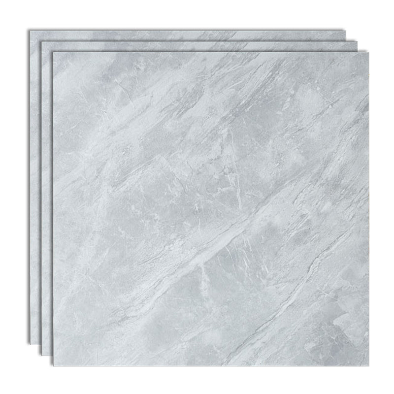 Indoor Square Vinyl Tile Peel and Stick Dirt Resistant Vinyl Tile Light Gray 24"L x 24"W Clearhalo 'Flooring 'Home Improvement' 'home_improvement' 'home_improvement_vinyl_flooring' 'Vinyl Flooring' 'vinyl_flooring' Walls and Ceiling' 6799813