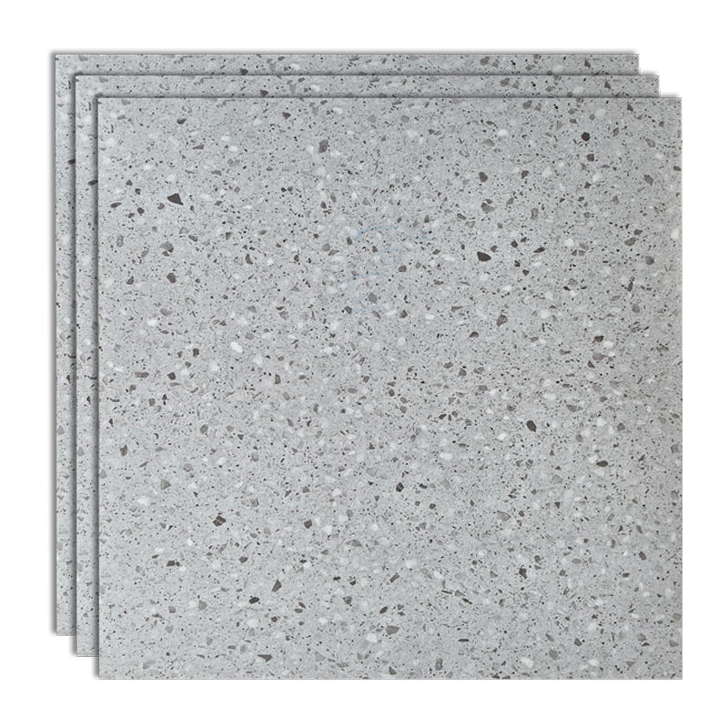 Indoor Square Vinyl Tile Peel and Stick Dirt Resistant Vinyl Tile Smoke Gray 24"L x 24"W Clearhalo 'Flooring 'Home Improvement' 'home_improvement' 'home_improvement_vinyl_flooring' 'Vinyl Flooring' 'vinyl_flooring' Walls and Ceiling' 6799840