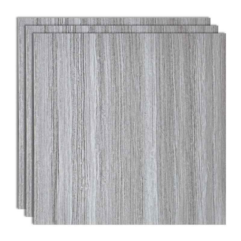 Indoor Square Vinyl Tile Peel and Stick Dirt Resistant Vinyl Tile Ash Wood Tone 24"L x 24"W Clearhalo 'Flooring 'Home Improvement' 'home_improvement' 'home_improvement_vinyl_flooring' 'Vinyl Flooring' 'vinyl_flooring' Walls and Ceiling' 6799849