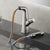 Widespread Sink Faucet Modern Faucet with Single Knob Handle Smoke Gray Clearhalo 'Bathroom Remodel & Bathroom Fixtures' 'Bathroom Sink Faucets' 'Bathroom Sinks & Faucet Components' 'bathroom_sink_faucets' 'Home Improvement' 'home_improvement' 'home_improvement_bathroom_sink_faucets' 6799949
