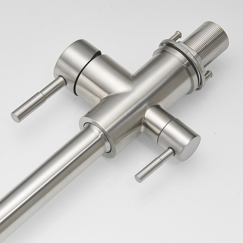 Modern Kitchen Faucet Lever High Arc Deck Mounted Kitchen Faucet Clearhalo 'Home Improvement' 'home_improvement' 'home_improvement_kitchen_faucets' 'Kitchen Faucets' 'Kitchen Remodel & Kitchen Fixtures' 'Kitchen Sinks & Faucet Components' 'kitchen_faucets' 6800001