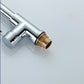 Pre-rinse Spring Spout Kitchen Sink Faucet Copper Swivel Spout with Pull out Sprayer Clearhalo 'Home Improvement' 'home_improvement' 'home_improvement_kitchen_faucets' 'Kitchen Faucets' 'Kitchen Remodel & Kitchen Fixtures' 'Kitchen Sinks & Faucet Components' 'kitchen_faucets' 6800024