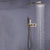 Shower System Square Rain Massage Handheld Shower Wall Mounted Shower Head Gold Clearhalo 'Bathroom Remodel & Bathroom Fixtures' 'Home Improvement' 'home_improvement' 'home_improvement_shower_faucets' 'Shower Faucets & Systems' 'shower_faucets' 'Showers & Bathtubs Plumbing' 'Showers & Bathtubs' 6800130