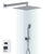 Shower System Square Handheld Shower Knot Handle Shower Trim Gun Grey Clearhalo 'Bathroom Remodel & Bathroom Fixtures' 'Home Improvement' 'home_improvement' 'home_improvement_shower_faucets' 'Shower Faucets & Systems' 'shower_faucets' 'Showers & Bathtubs Plumbing' 'Showers & Bathtubs' 6800146