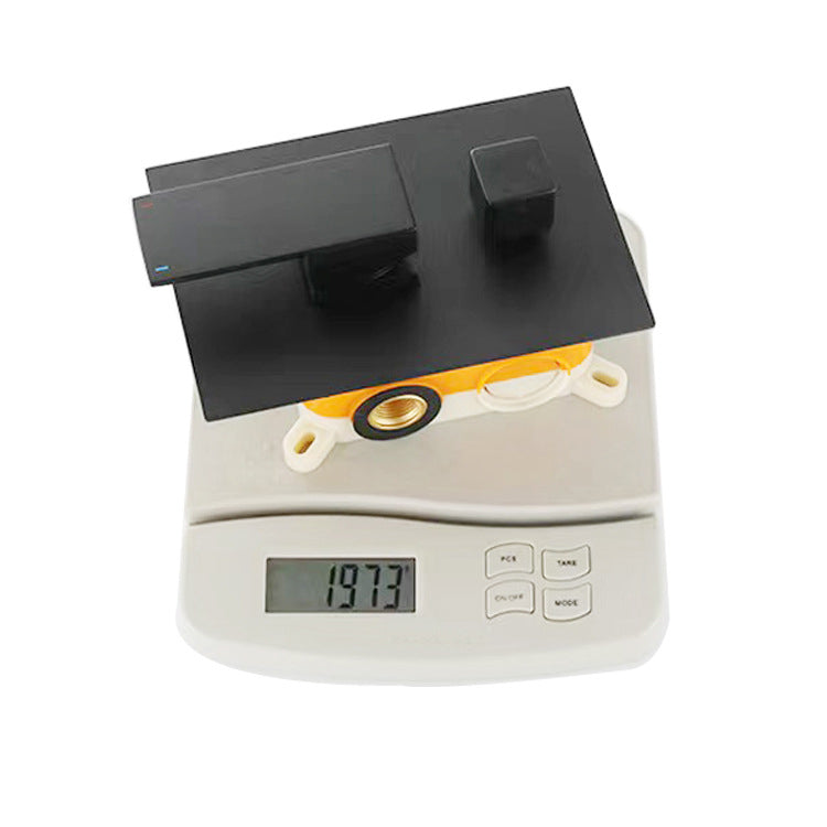 Shower System Square Handheld Shower Knot Handle Shower Trim Clearhalo 'Bathroom Remodel & Bathroom Fixtures' 'Home Improvement' 'home_improvement' 'home_improvement_shower_faucets' 'Shower Faucets & Systems' 'shower_faucets' 'Showers & Bathtubs Plumbing' 'Showers & Bathtubs' 6800154