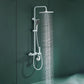 Modern Shower Set Brass Adjustable Shower Head Wall Mounted Shower Head Combo Clearhalo 'Bathroom Remodel & Bathroom Fixtures' 'Home Improvement' 'home_improvement' 'home_improvement_shower_faucets' 'Shower Faucets & Systems' 'shower_faucets' 'Showers & Bathtubs Plumbing' 'Showers & Bathtubs' 6800179