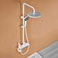 Modern Shower Set Brass Adjustable Shower Head Wall Mounted Shower Head Combo Clearhalo 'Bathroom Remodel & Bathroom Fixtures' 'Home Improvement' 'home_improvement' 'home_improvement_shower_faucets' 'Shower Faucets & Systems' 'shower_faucets' 'Showers & Bathtubs Plumbing' 'Showers & Bathtubs' 6800198