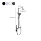 Modern Shower Set Brass Adjustable Shower Head Wall Mounted Shower Head Combo Clearhalo 'Bathroom Remodel & Bathroom Fixtures' 'Home Improvement' 'home_improvement' 'home_improvement_shower_faucets' 'Shower Faucets & Systems' 'shower_faucets' 'Showers & Bathtubs Plumbing' 'Showers & Bathtubs' 6800202