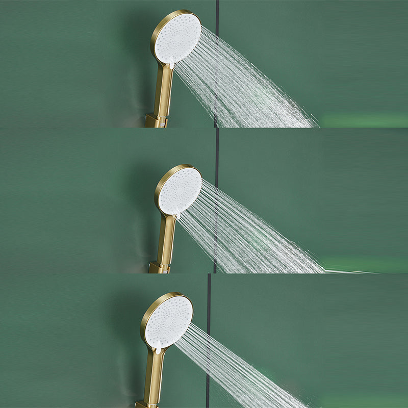 Modern Shower Head Combo Brass Adjustable Shower Head Wall Mounted Shower Faucet Clearhalo 'Bathroom Remodel & Bathroom Fixtures' 'Home Improvement' 'home_improvement' 'home_improvement_shower_faucets' 'Shower Faucets & Systems' 'shower_faucets' 'Showers & Bathtubs Plumbing' 'Showers & Bathtubs' 6800269