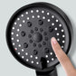 Round Pressurized Shower Head 6-Setting Adjustable Water Flow Handheld Shower Head Clearhalo 'Bathroom Remodel & Bathroom Fixtures' 'Home Improvement' 'home_improvement' 'home_improvement_shower_heads' 'Shower Heads' 'shower_heads' 'Showers & Bathtubs Plumbing' 'Showers & Bathtubs' 6800617