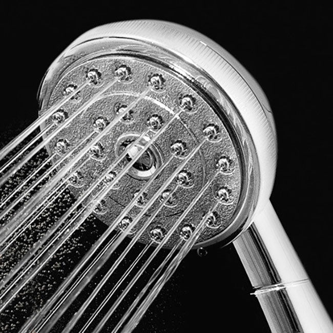 Contemporary Shower Head Metal Handheld Shower Head with Adjustable Water Flow Clearhalo 'Bathroom Remodel & Bathroom Fixtures' 'Home Improvement' 'home_improvement' 'home_improvement_shower_heads' 'Shower Heads' 'shower_heads' 'Showers & Bathtubs Plumbing' 'Showers & Bathtubs' 6800711