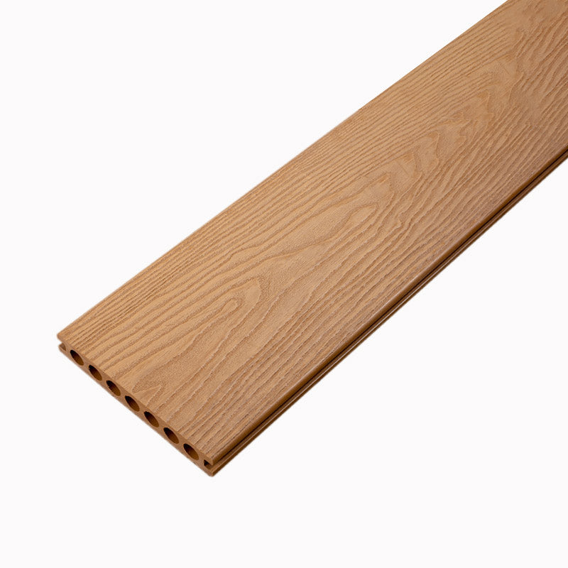 Rectangle Engineered Wooden Floor Water Resistant Smooth Floor Tile for Patio Garden Brown Clearhalo 'Flooring 'Hardwood Flooring' 'hardwood_flooring' 'Home Improvement' 'home_improvement' 'home_improvement_hardwood_flooring' Walls and Ceiling' 6802070