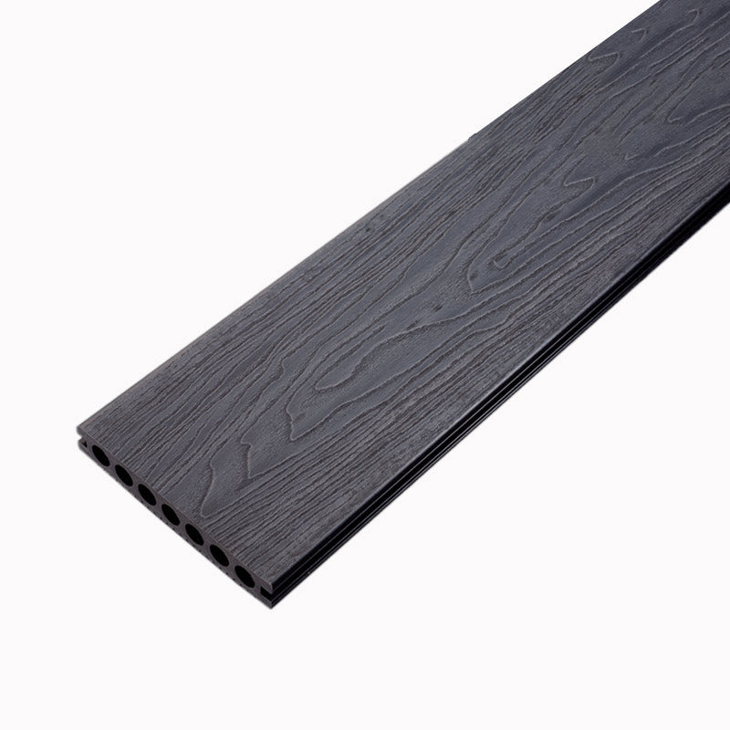 Rectangle Engineered Wooden Floor Water Resistant Smooth Floor Tile for Patio Garden Smoke Gray Clearhalo 'Flooring 'Hardwood Flooring' 'hardwood_flooring' 'Home Improvement' 'home_improvement' 'home_improvement_hardwood_flooring' Walls and Ceiling' 6802081