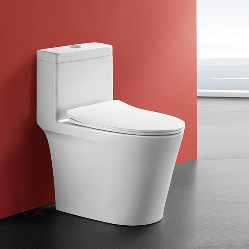 Traditional Flush Toilet Floor Mounted One-Piece Toilet Porcelain Toilet Bowl 15"L x 25"W x 28"H Clearhalo 'Bathroom Remodel & Bathroom Fixtures' 'Home Improvement' 'home_improvement' 'home_improvement_toilets' 'Toilets & Bidets' 'Toilets' 6809627