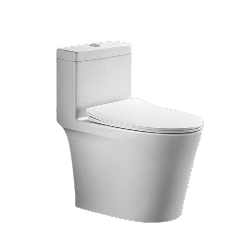 Traditional Flush Toilet Floor Mounted One-Piece Toilet Porcelain Toilet Bowl Clearhalo 'Bathroom Remodel & Bathroom Fixtures' 'Home Improvement' 'home_improvement' 'home_improvement_toilets' 'Toilets & Bidets' 'Toilets' 6809633