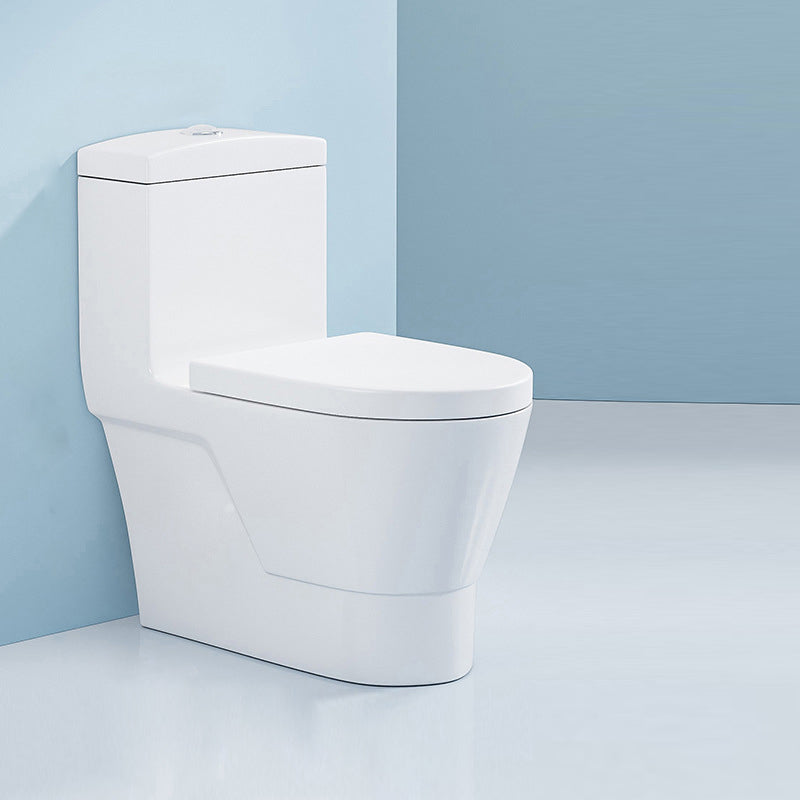 Contemporary Toilet Bowl One Piece Ceramic Urine Toilet with Seat 14"L x 24"W x 28"H 7" Clearhalo 'Bathroom Remodel & Bathroom Fixtures' 'Home Improvement' 'home_improvement' 'home_improvement_toilets' 'Toilets & Bidets' 'Toilets' 6809672