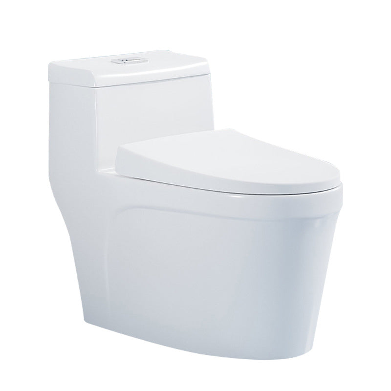 Contemporary Toilet Bowl One Piece Ceramic Urine Toilet with Seat Clearhalo 'Bathroom Remodel & Bathroom Fixtures' 'Home Improvement' 'home_improvement' 'home_improvement_toilets' 'Toilets & Bidets' 'Toilets' 6809676