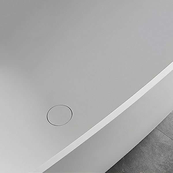 Stone Oval Soaking Bathtub Antique Finish Freestanding Bath Tub Clearhalo 'Bathroom Remodel & Bathroom Fixtures' 'Bathtubs' 'Home Improvement' 'home_improvement' 'home_improvement_bathtubs' 'Showers & Bathtubs' 6811905